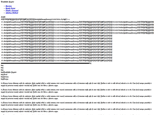 font/deutschische-demo screenshot
