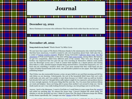 journal screenshot