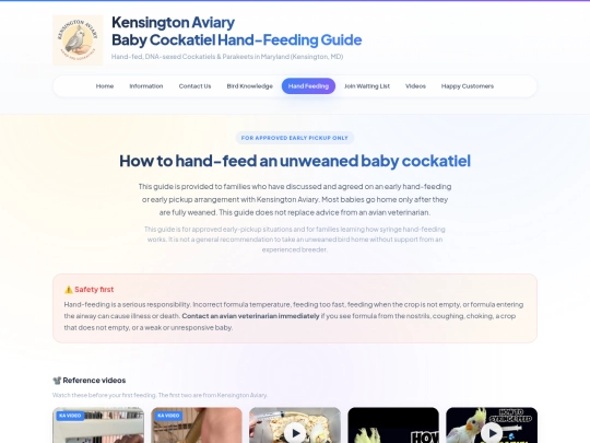 hand-feeding-guide screenshot