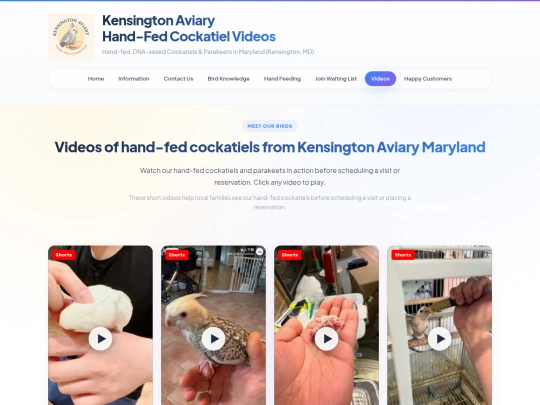 videos screenshot