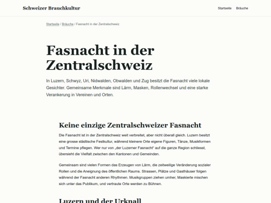 braeuche/fasnacht-zentralschweiz screenshot