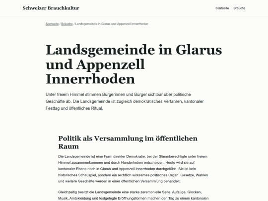 braeuche/landsgemeinde screenshot