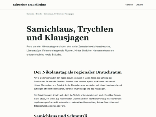 braeuche/samichlaus-und-klausjagen screenshot