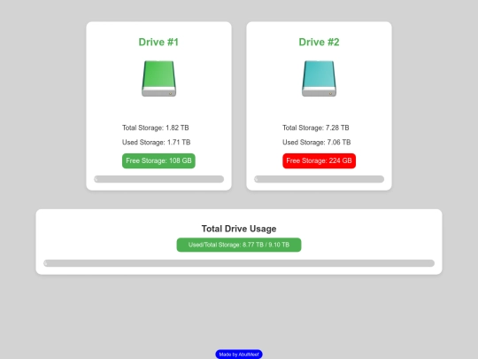 Storage screenshot