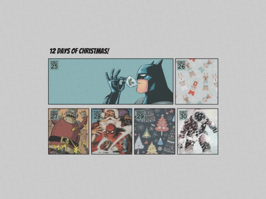 comikaze/template/12daysxmasopened screenshot