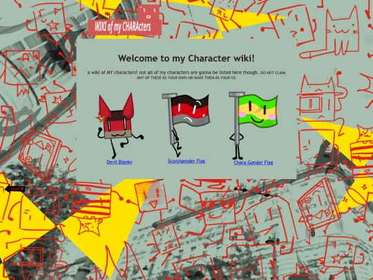TheCharaWiki/maincharawikipage screenshot