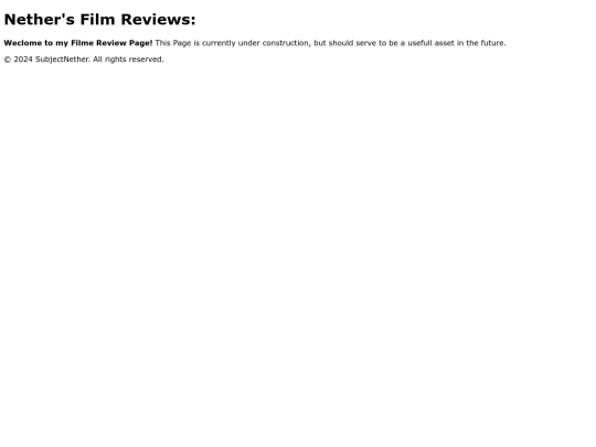 FilmReviews screenshot