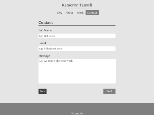 html/contact screenshot