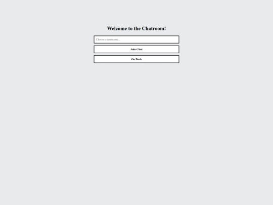 Chatroom screenshot