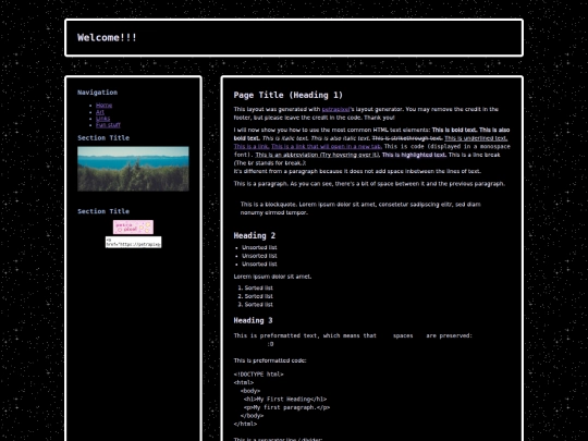 index screenshot