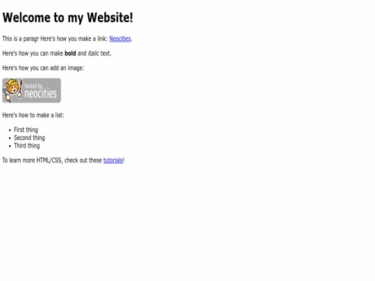 index screenshot