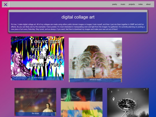 collages screenshot