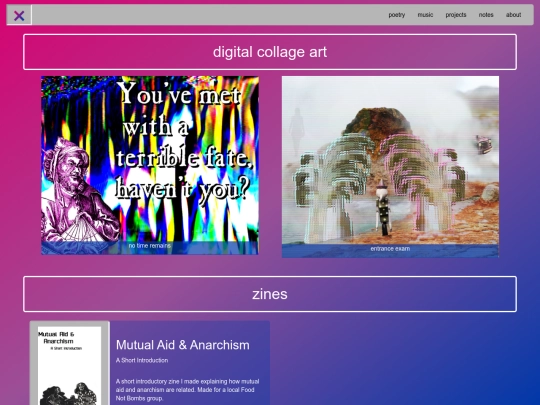 projects screenshot