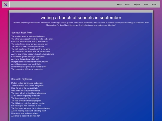sept_sonnets screenshot