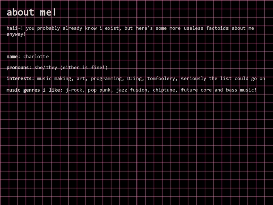pages/about screenshot