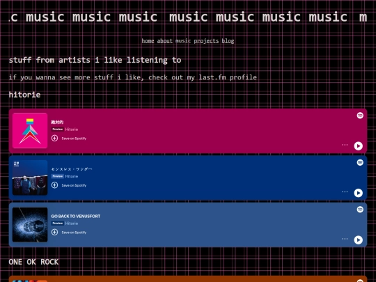 pages/music screenshot