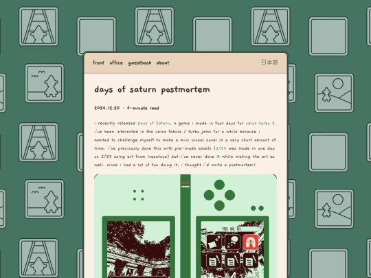 office/2024-12-20-days-of-saturn-postmortem screenshot