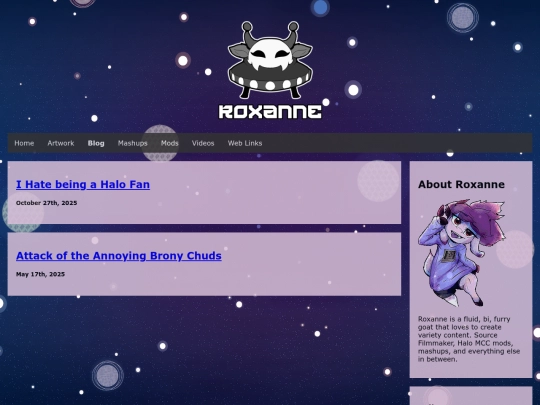 blog screenshot