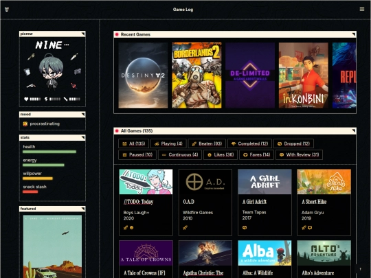 games screenshot