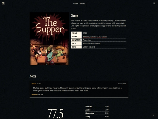 games/the-supper screenshot