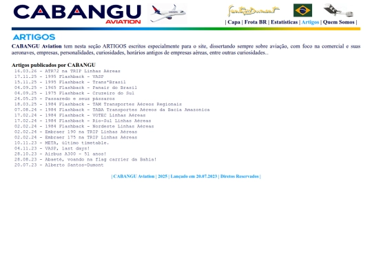 artigos screenshot