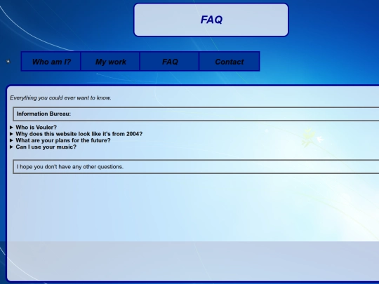 faq screenshot
