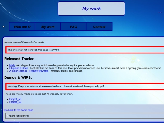mywork screenshot