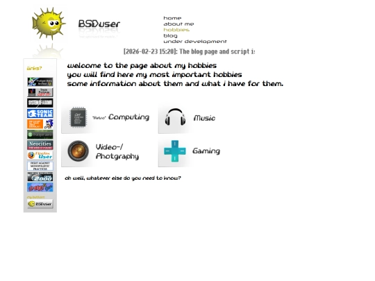 hobbies screenshot