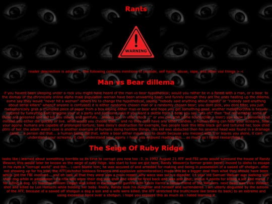 rants screenshot