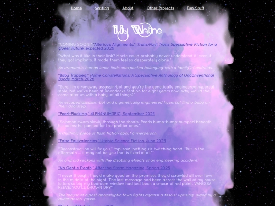 writing screenshot