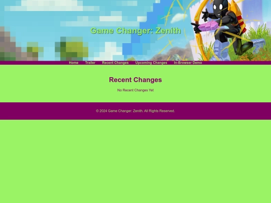 recent_changes screenshot