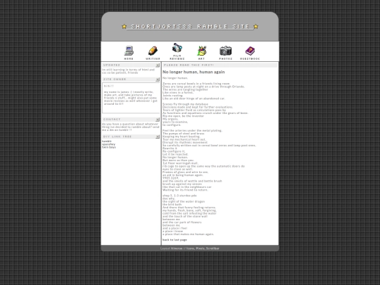 pages/writing/nolonger screenshot