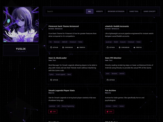 index screenshot