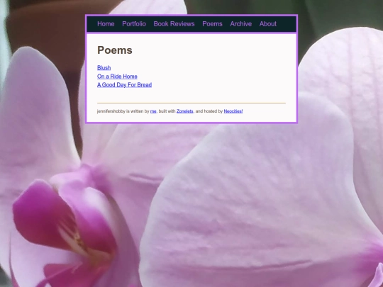 poems screenshot