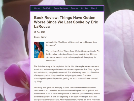 posts/2025-02-17-Book-Review-for-Things-Have-Gotten-Worse-Since-We-Last-Spoke screenshot