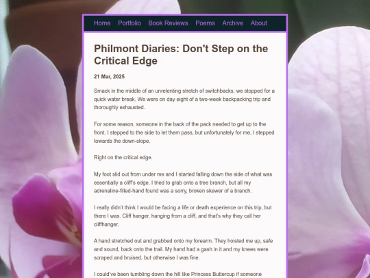 posts/2025-03-21-Philmont-Diaries-Dont-Step-on-the-Critical-Edge screenshot