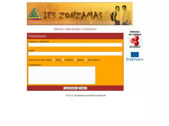 html/Contactoweb screenshot