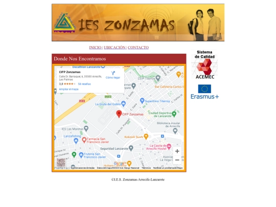 html/ubicacionweb screenshot