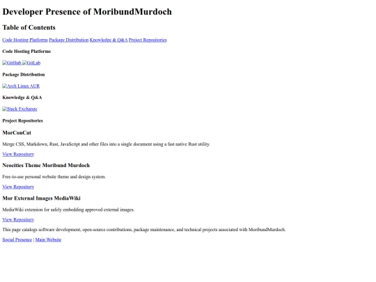 DeveloperPresence screenshot