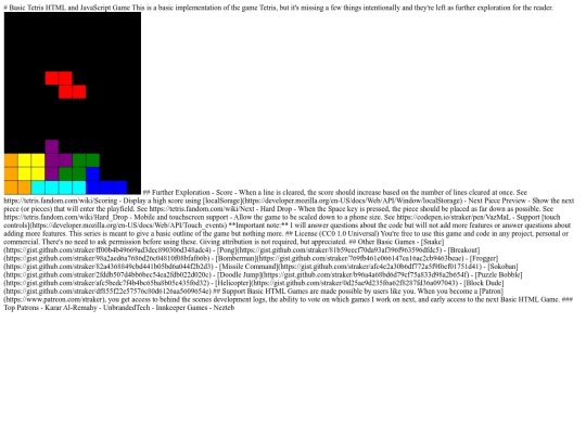 index screenshot