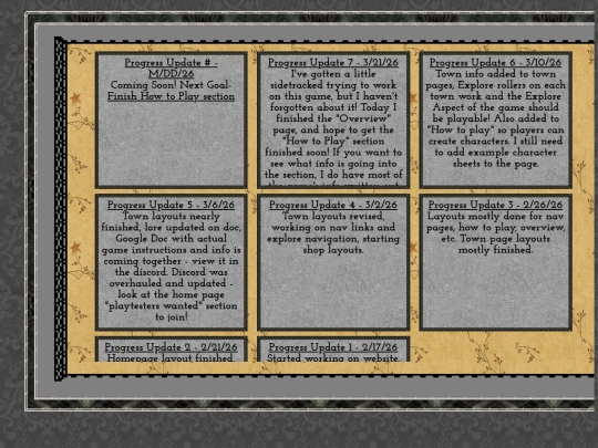 Progress screenshot