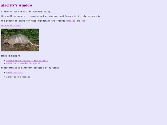 index screenshot