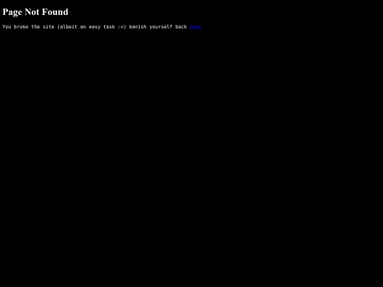 not_found screenshot