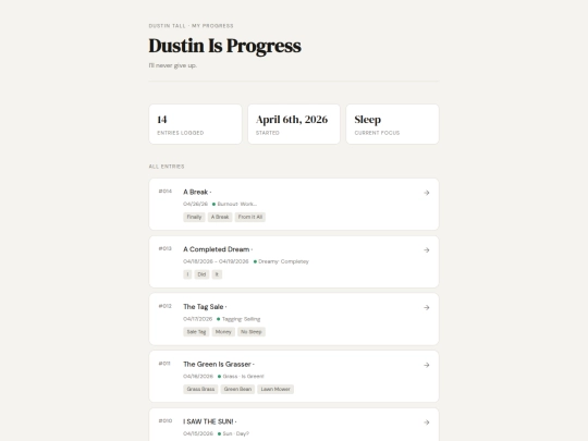 index screenshot