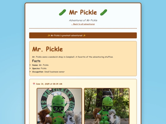 stuffies/mr_pickle screenshot
