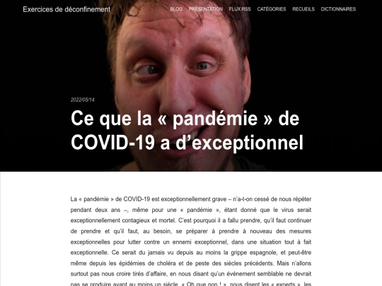 ce-que-la-pandemie-de-covid-19-a-dexceptionnel screenshot