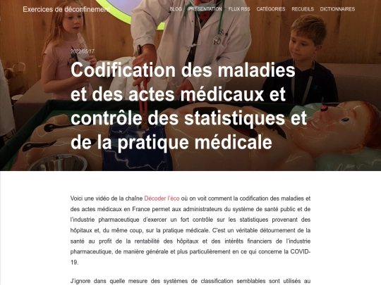 codification-des-maladies-et-des-actes-medicaux-et-controle-des-statistiques-et-de-la-pratique-medicale screenshot