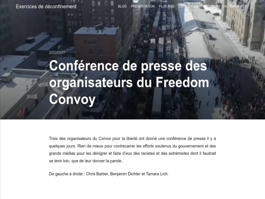 conference-de-presse-des-organisateurs-du-freedom-convoy screenshot