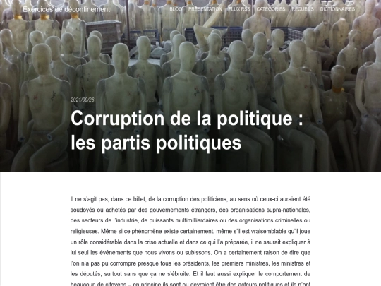 corruption-de-la-politique-les-partis-politiques screenshot