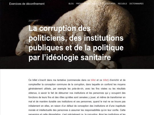 corruption-des-politiciens-des-institutions-publiques-et-de-la-politique-par-lideologie-sanitaire screenshot